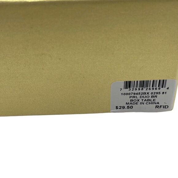 Charter Club Cuff Bracelets 2-Pc. Set Pavé Bead & Imitation Pearl New Gold Tone - Picture 5 of 13